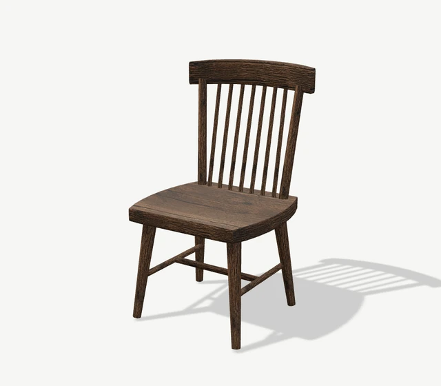 Aged Oak Planks displayed on a chair